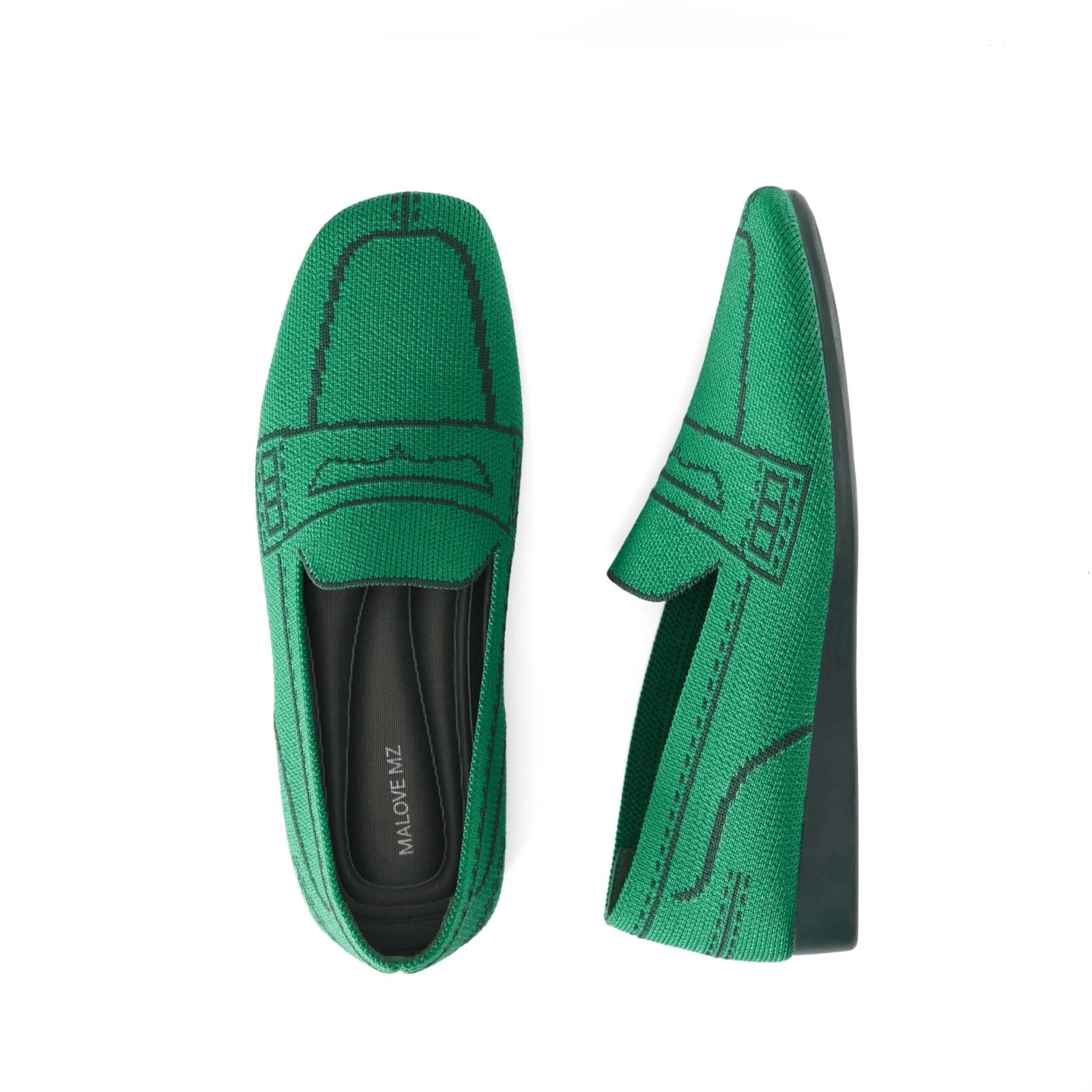 MALOVE knit loafers 9P65S-2