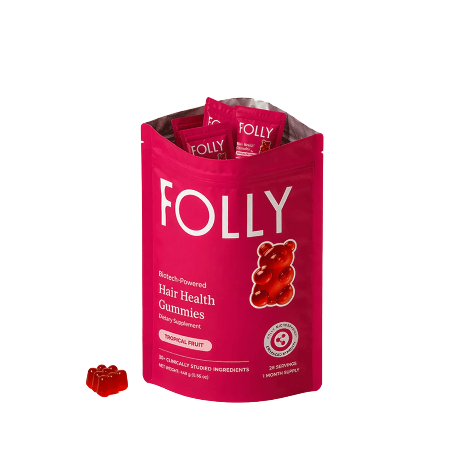 Folly haircare gummies
