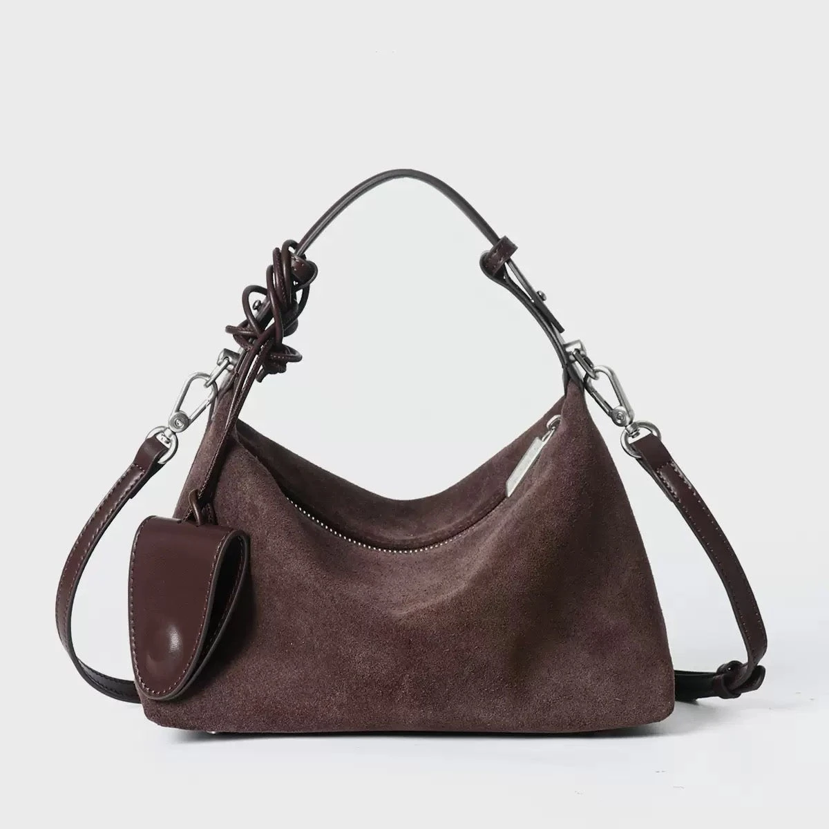 HONAYIN suede handbag L26071