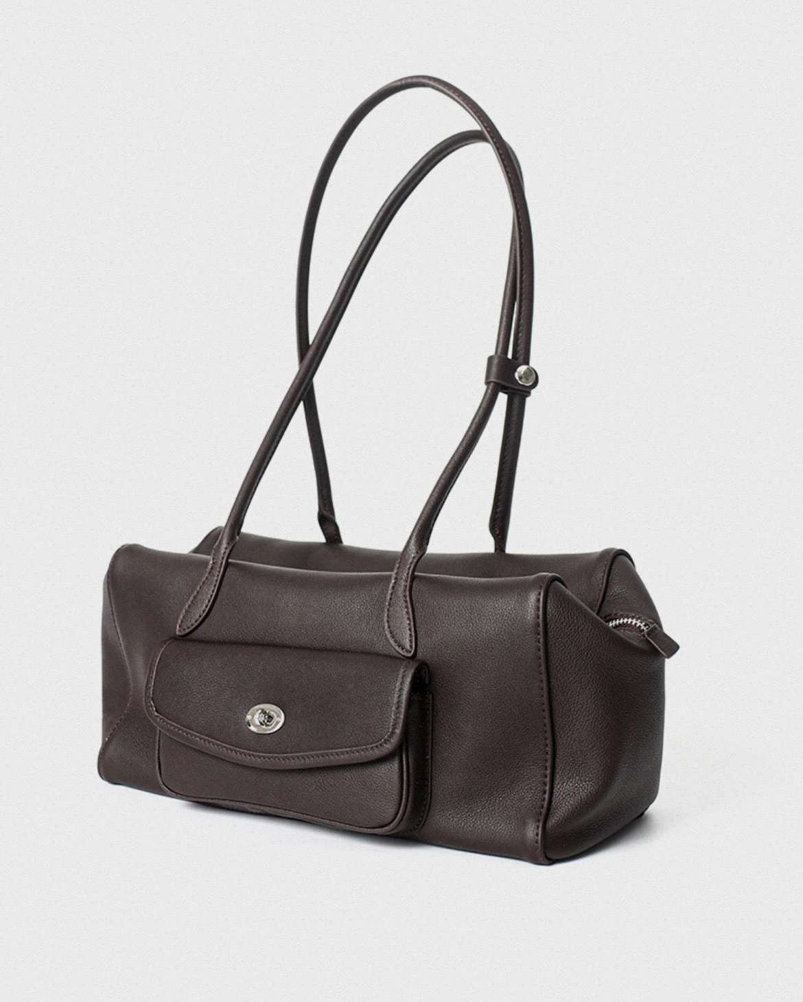HONAYIN leather baguette bag 26090